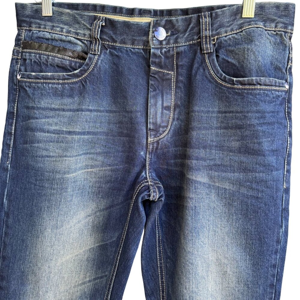 Killer Jeans Mens Jeans Size 36x29 Straight Leg Blue Denim Dark Wash Careless - Picture 6 of 16